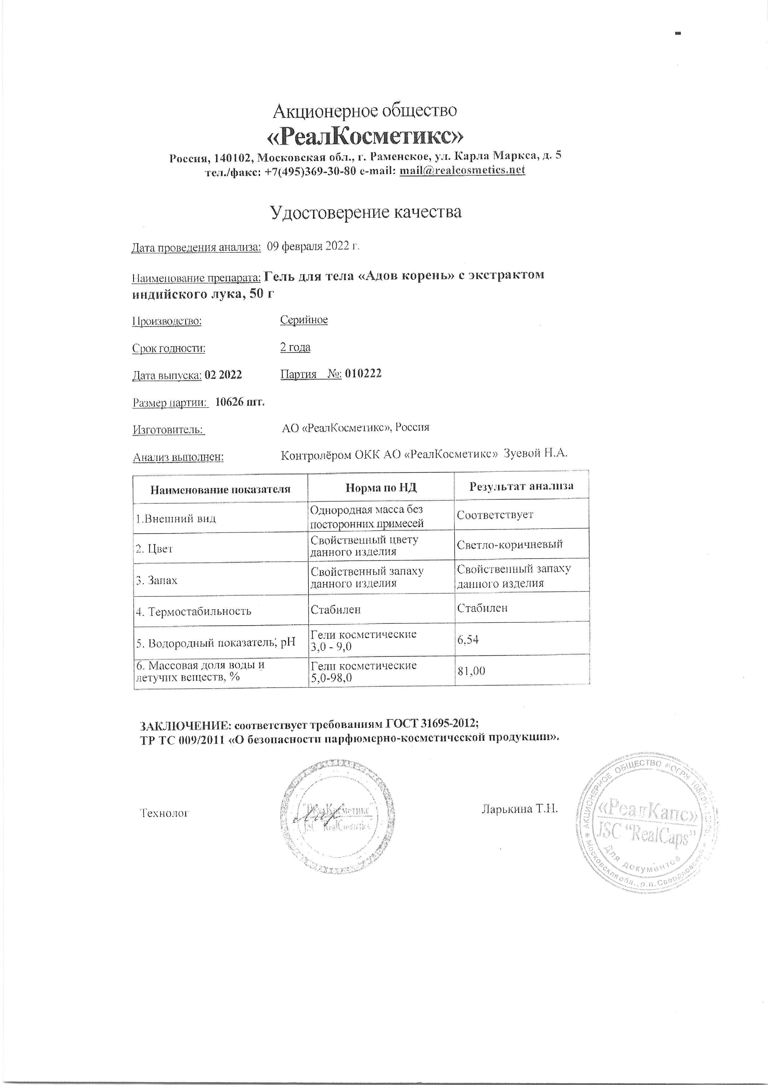 Паспорт №022022